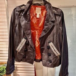 Vintage Designer Deisel Chambray/Denim Swing Jacket